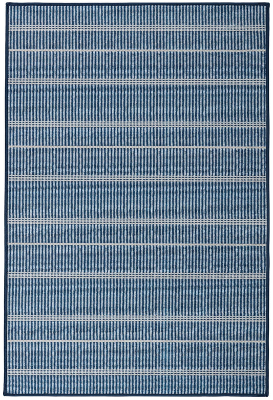 Samson Navy Machine Washable Rug Machine Washable Rug 