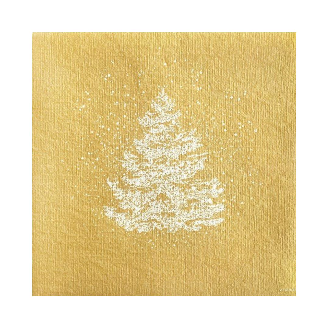 Sapin Roi Des Foret - Paviot Dinner Napkins Linens 