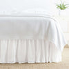 Savannah Linen Gauze White Bed Skirt Bed Skirts & Inserts 