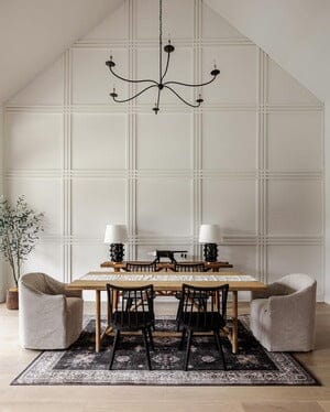 Saxon Black Linear Chandelier - Large Chandeliers 