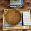 Scalloped Round Basket Baskets & Trays 