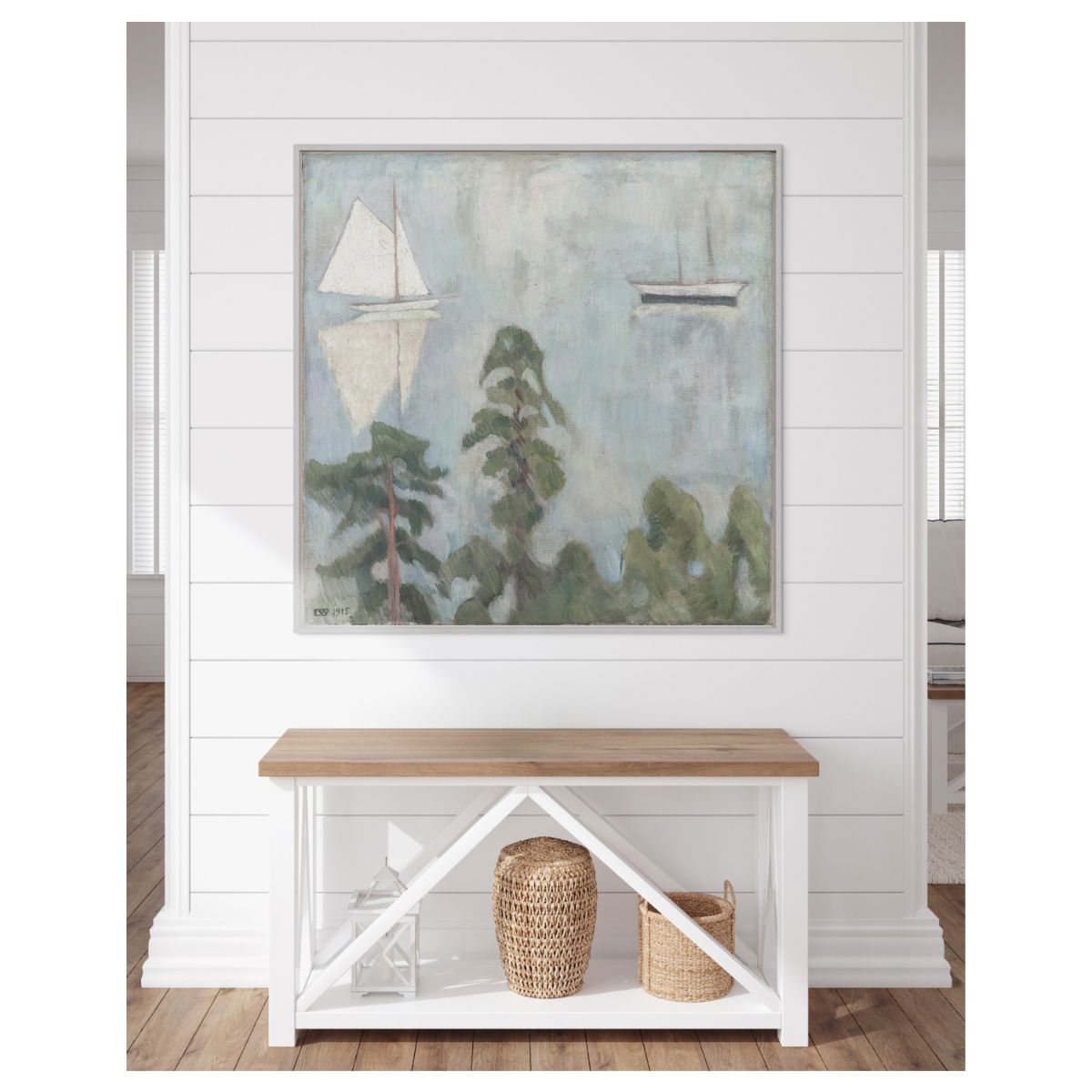 Scenic Prospect C. 1915 Framed Art 