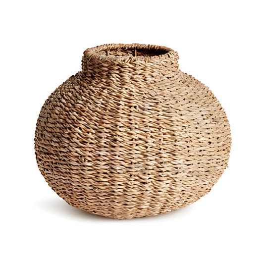 Seagrass Round Vase Objects & Accents 