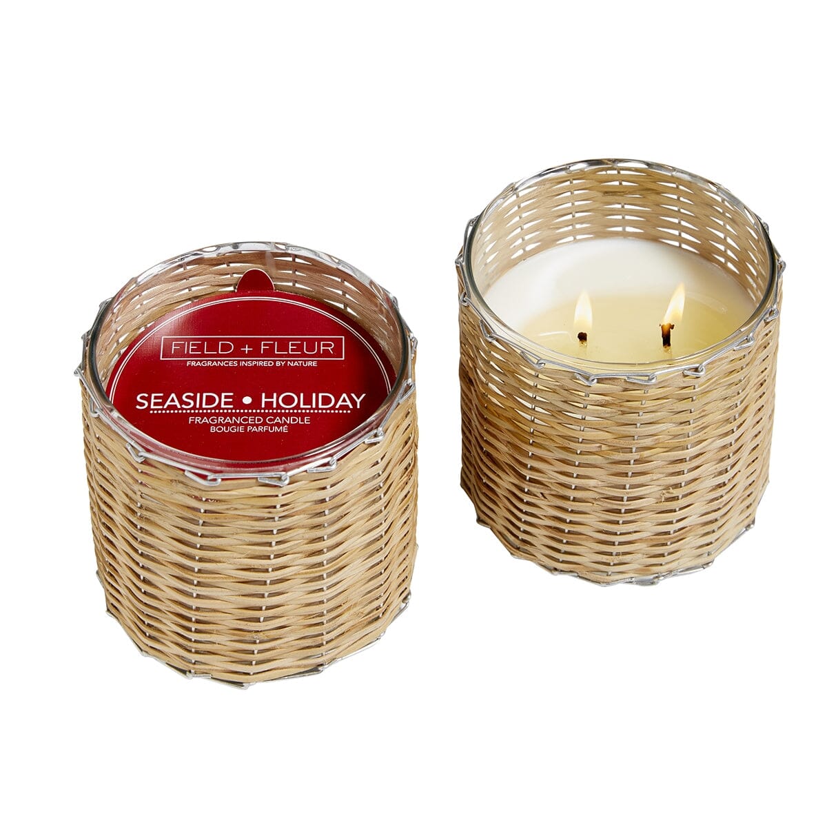 Seaside Holiday - Handwoven Candle 12oz Candles & Home Fragrance 