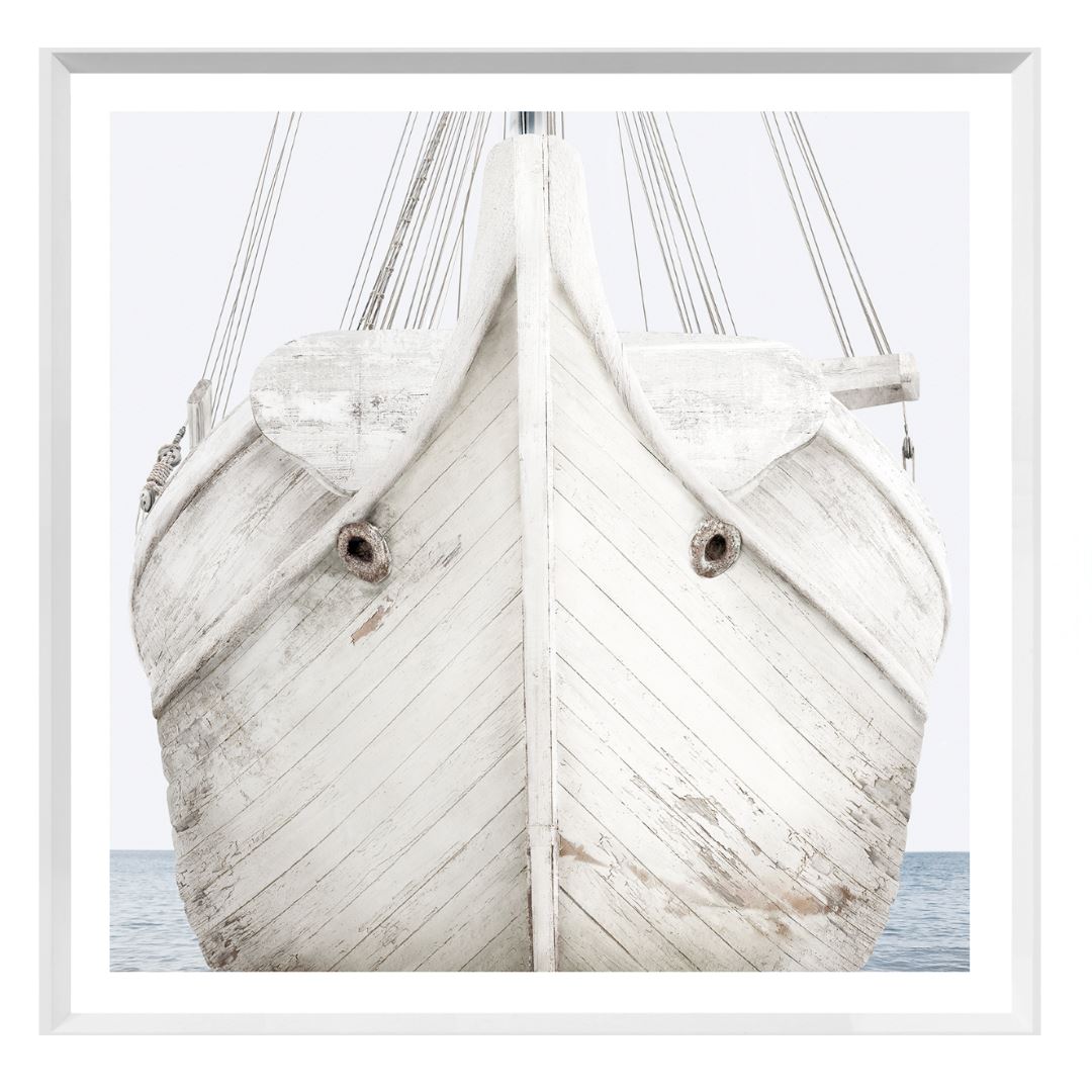 Seaworn Bows II - Large Framed Art 