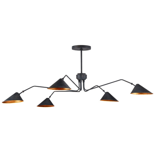 Serpa Black Chandelier Chandeliers 