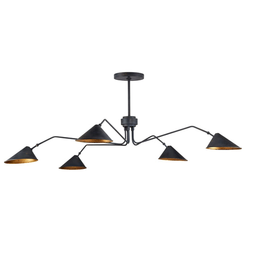 Serpa Black Chandelier Chandeliers 