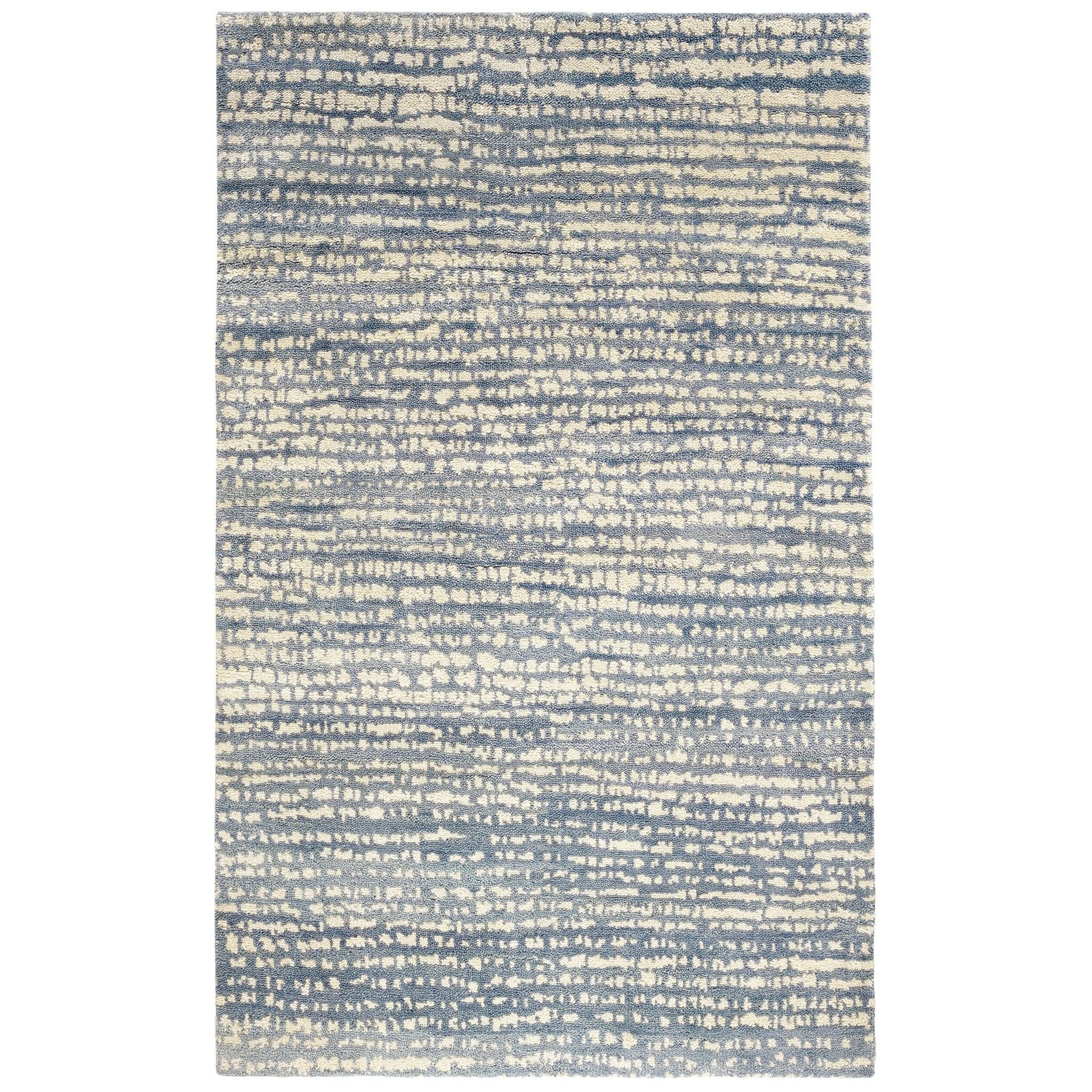 Shepherd Pewter Blue Hand Knotted Wool Rug Rugs 