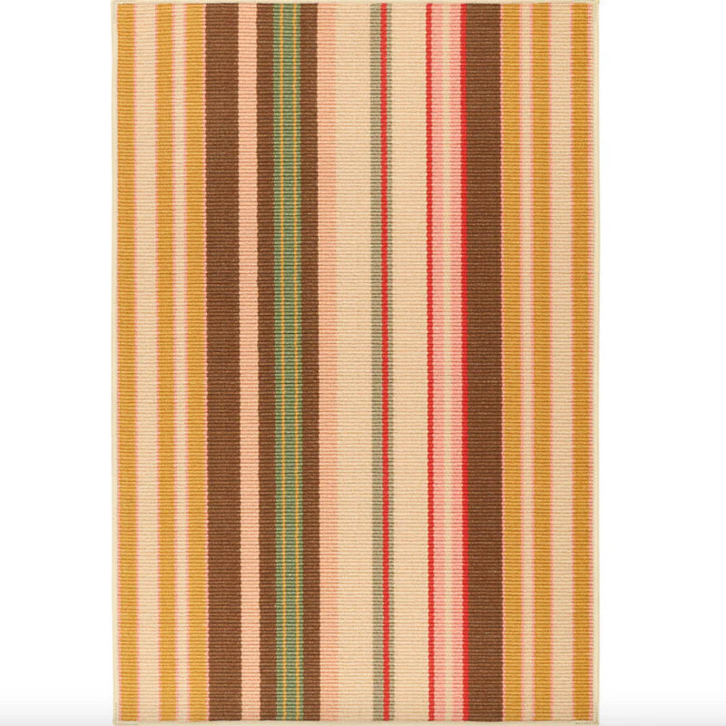 Sienna Stripe Multi Machine Washable Rug WASHABLE 