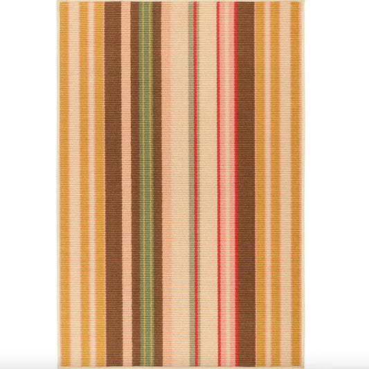 Sienna Stripe Multi Machine Washable Rug WASHABLE 