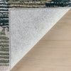 Sierro Modern Abstract Machine Washable Rug - Green Rugs 