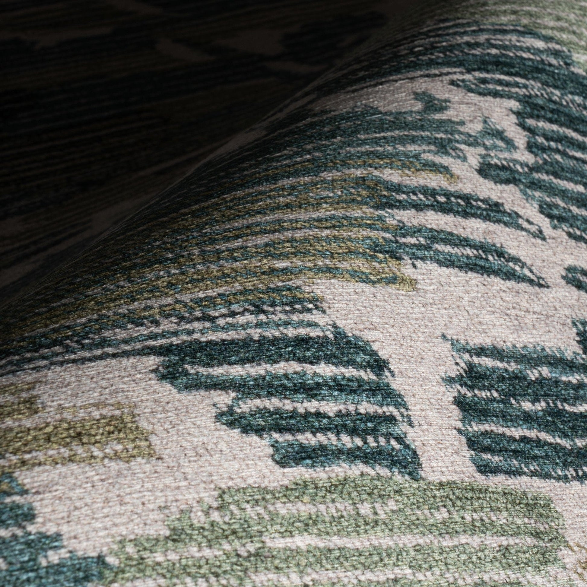 Sierro Modern Abstract Machine Washable Rug - Green Rugs 