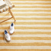 Silas Stripe Gold Hand Micro Hooked Wool Rug Rugs 