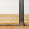 Silas Stripe Gold Hand Micro Hooked Wool Rug Rugs 