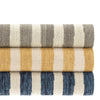 Silas Stripe Gold Hand Micro Hooked Wool Rug Rugs 
