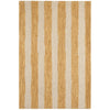 Silas Stripe Gold Hand Micro Hooked Wool Rug Rugs 