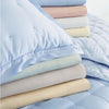 Silken Solid Ivory Pillowcases Pillowcases 