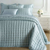 Silken Solid Robin's Egg Blue Pillowcases Pillowcases 