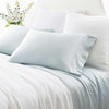Silken Solid Robin's Egg Blue Pillowcases Pillowcases 