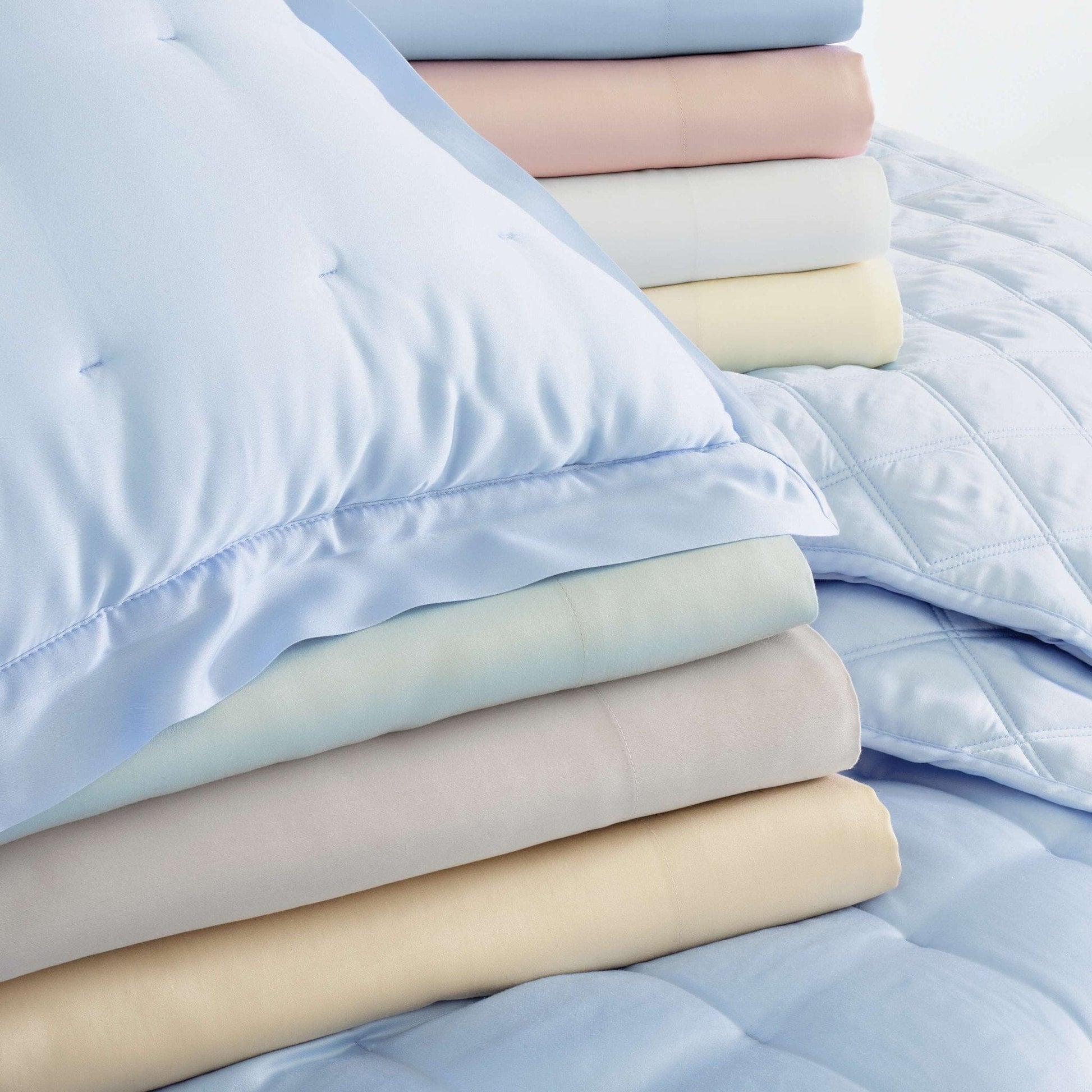 Silken Solid Robin's Egg Blue Sheet Set Sheet Set 