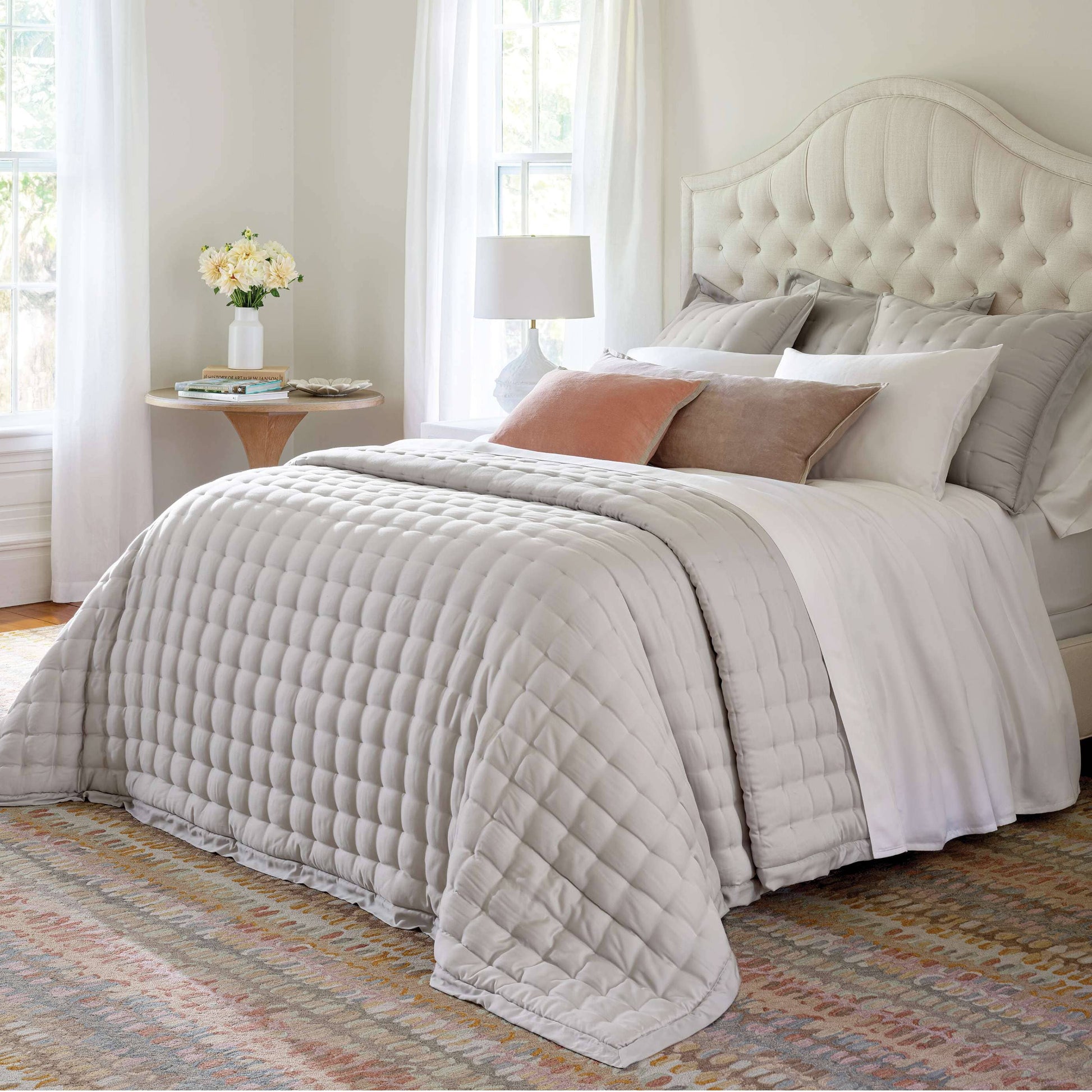 Silken Solid White sheet set Sheet Sets 