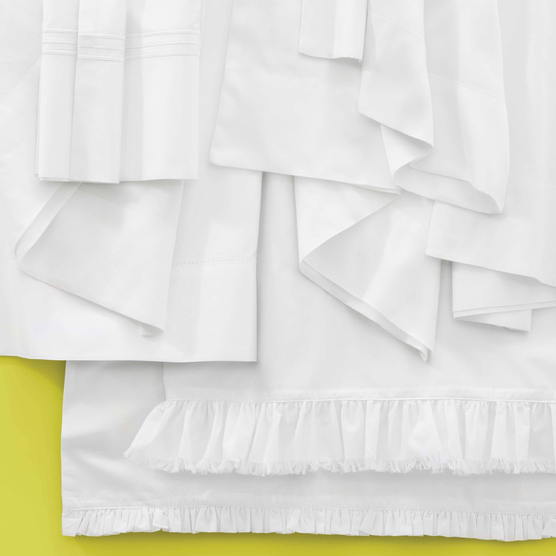Silken Solid White sheet set Sheet Sets 
