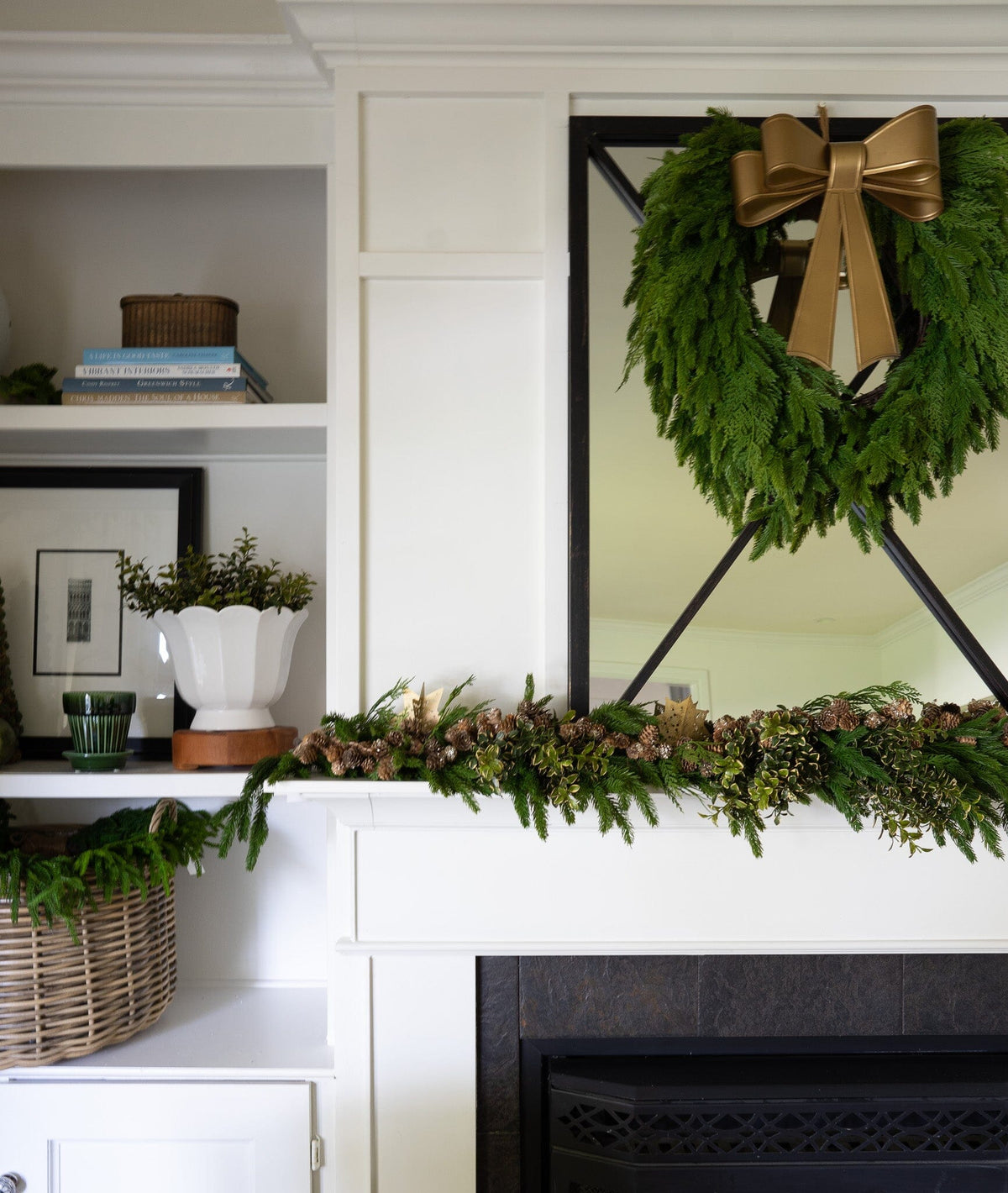 Spruce and Cedar Garland- 72" Greenery 