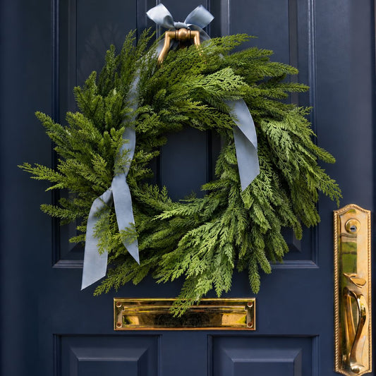Spruce & Cedar Wreath 28" Greenery 
