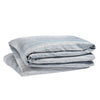Sterling Stripe Linen Blue Duvet Cover Duvet Cover 
