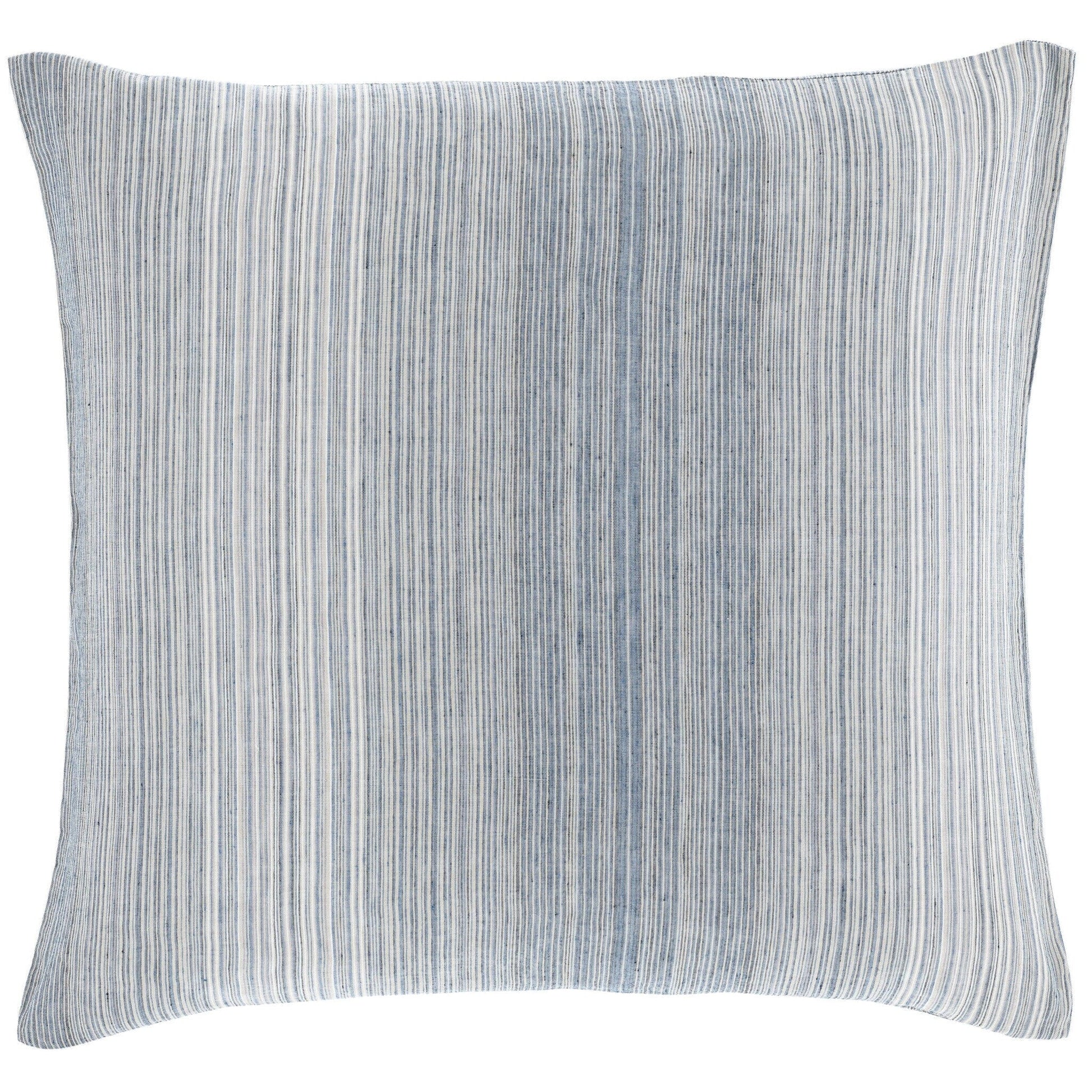 Sterling Stripe Linen Blue Sham Duvet Sham 