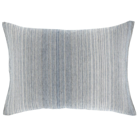 Sterling Stripe Linen Blue Sham Duvet Sham 
