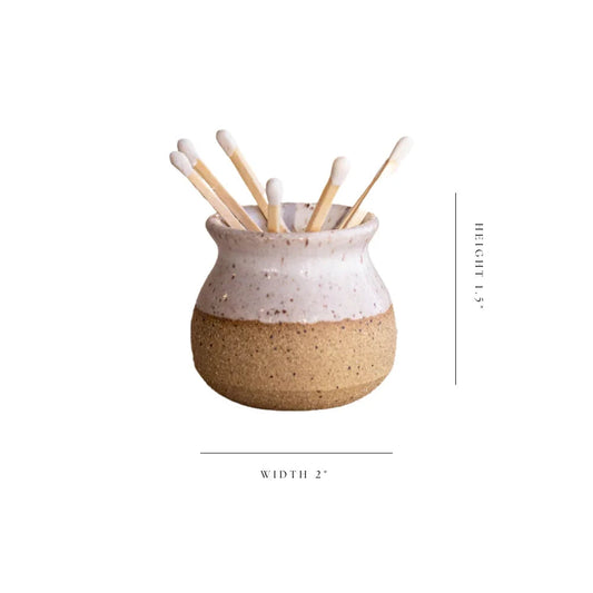 Stoneware Match Striker Candles & Home Fragrance 