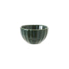 Stoneware Ribbed Bowl, Green Kitchen 