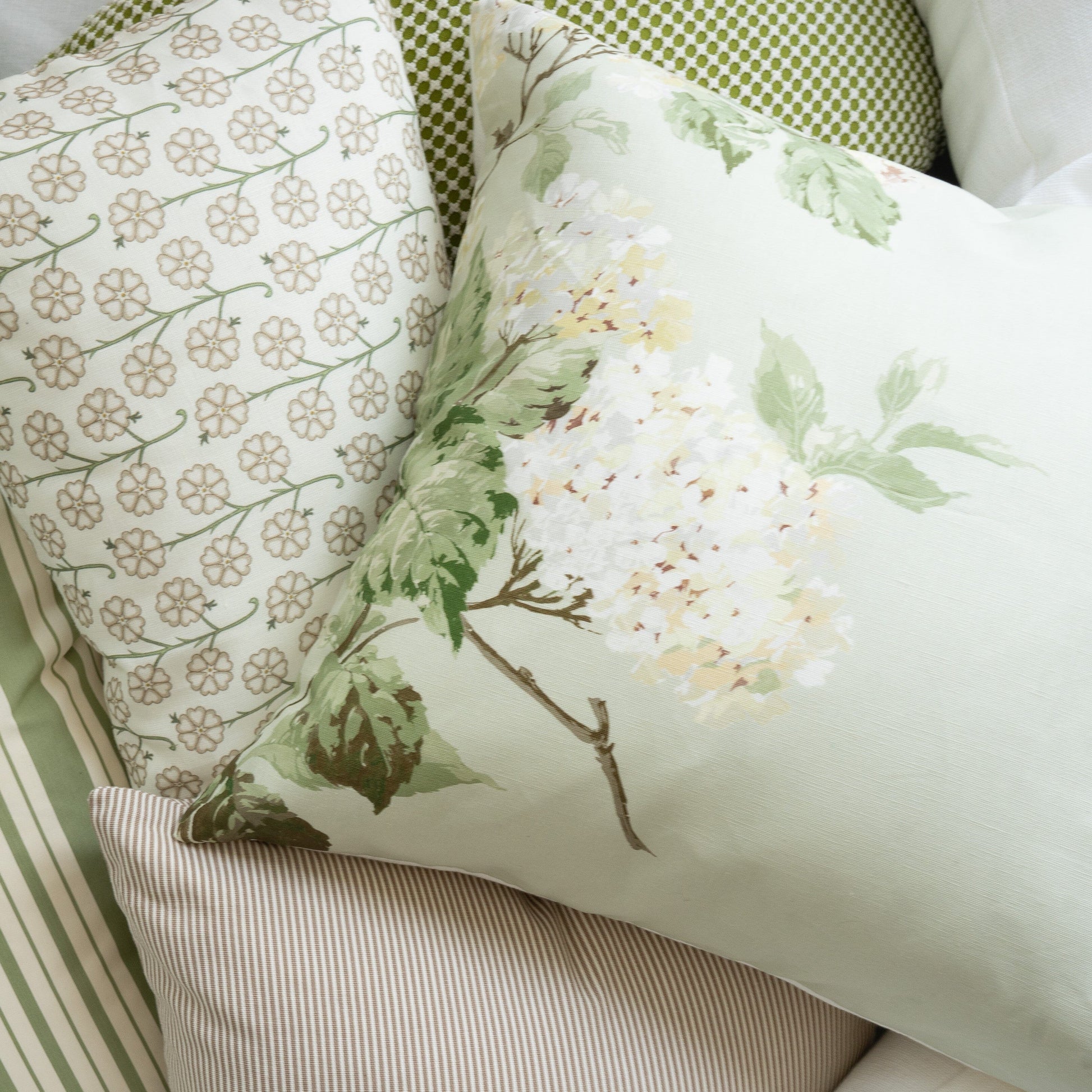 Summer Hydrangea Pillow 20" Pillows 