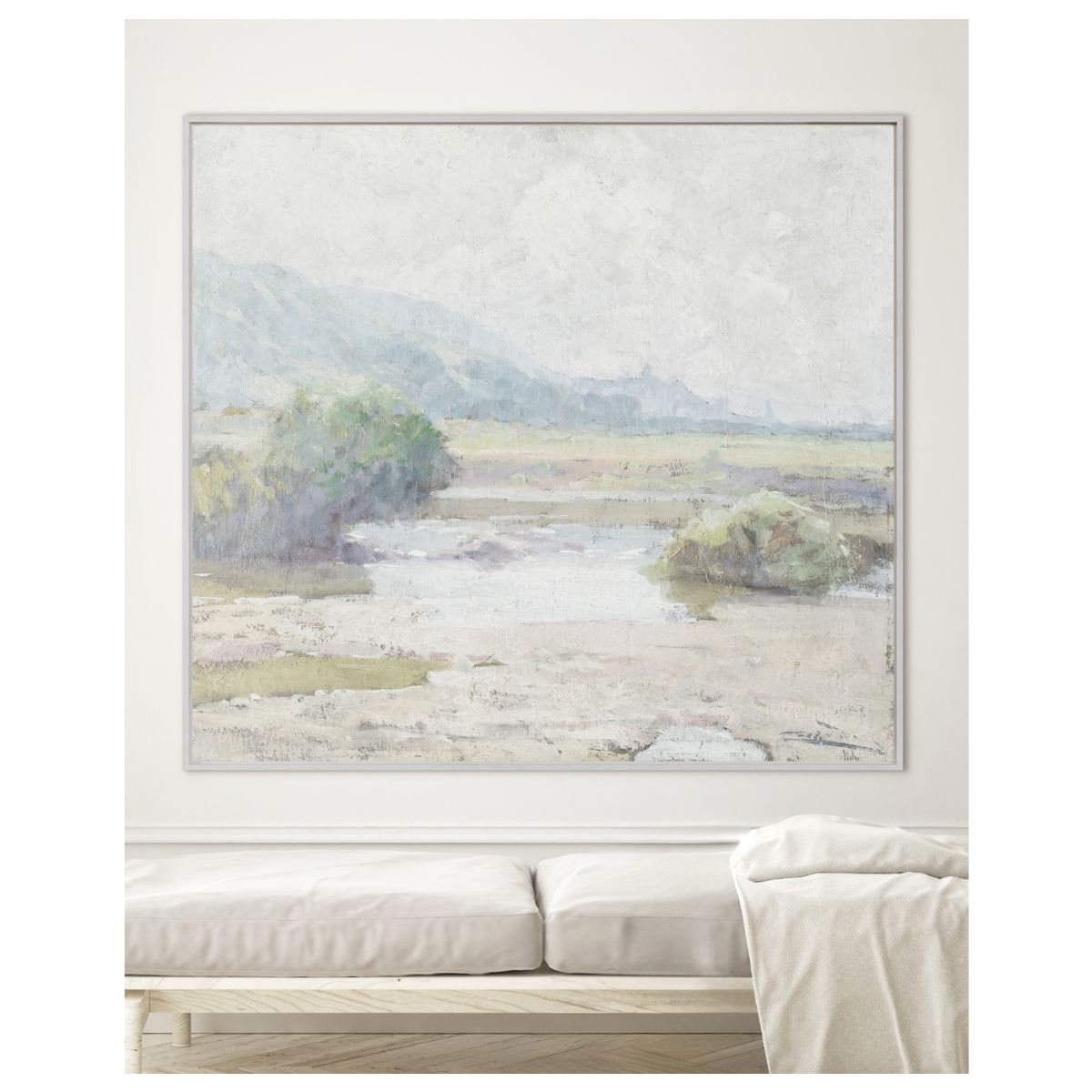 Summer Landscape C. 1860 Framed Art 