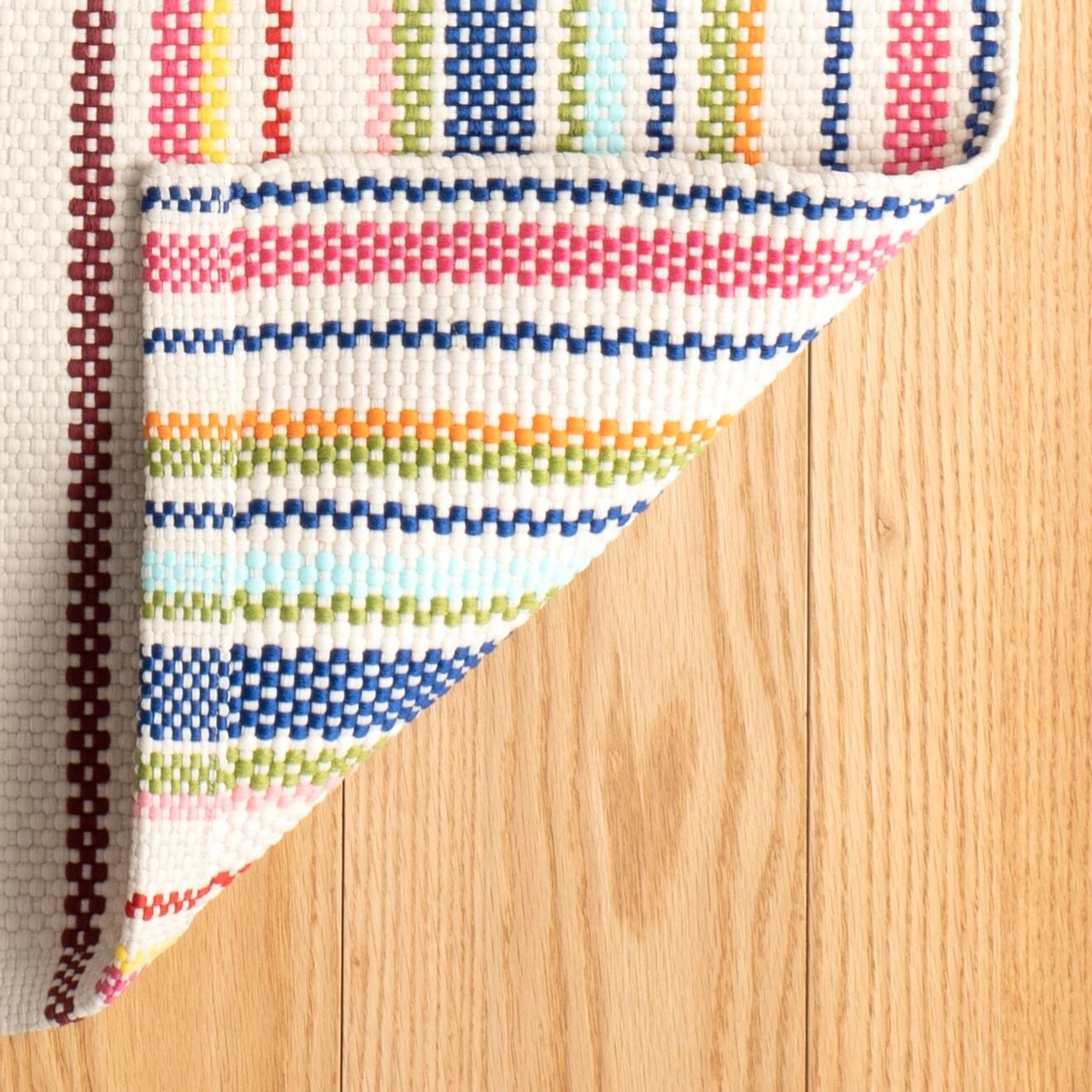 Summer Stripe Handwoven Indoor/Outdoor Rug - Multi Rugs 