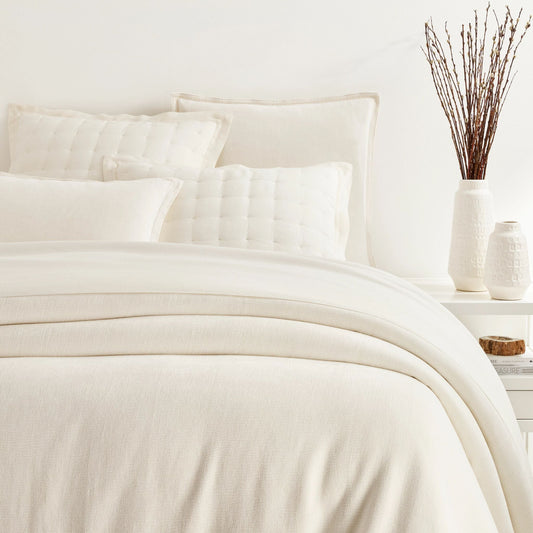 Sumptuous Chenille Ivory Coverlet Comforters, Quilts & Coverlets 