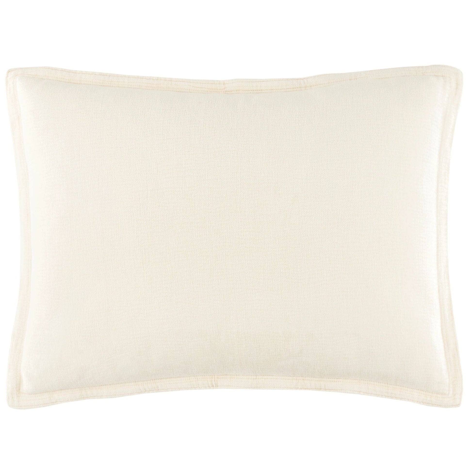 Sumptuous Chenille Ivory Sham Coverlet Sham 