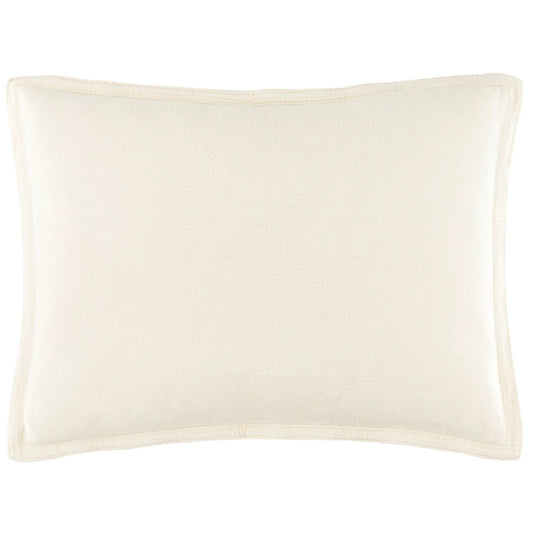 Sumptuous Chenille Ivory Sham Coverlet Sham 