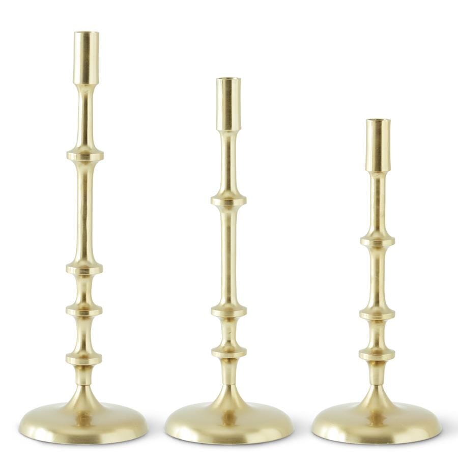 Tall Brass Candlesticks Objects & Accents 