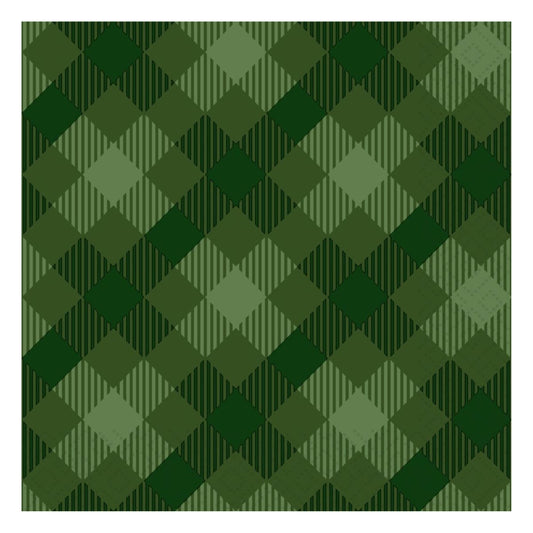Tartan Green- Luncheon Napkin Kitchen 