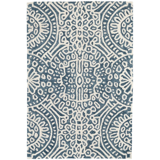 Temple Ink Hand Micro Hooked Wool Rug Rugs 