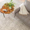 Temple Taupe Hand Micro Hooked Wool Rug Rugs 