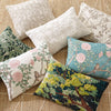 Terra Embroidered Green Decorative Pillow Pillow 