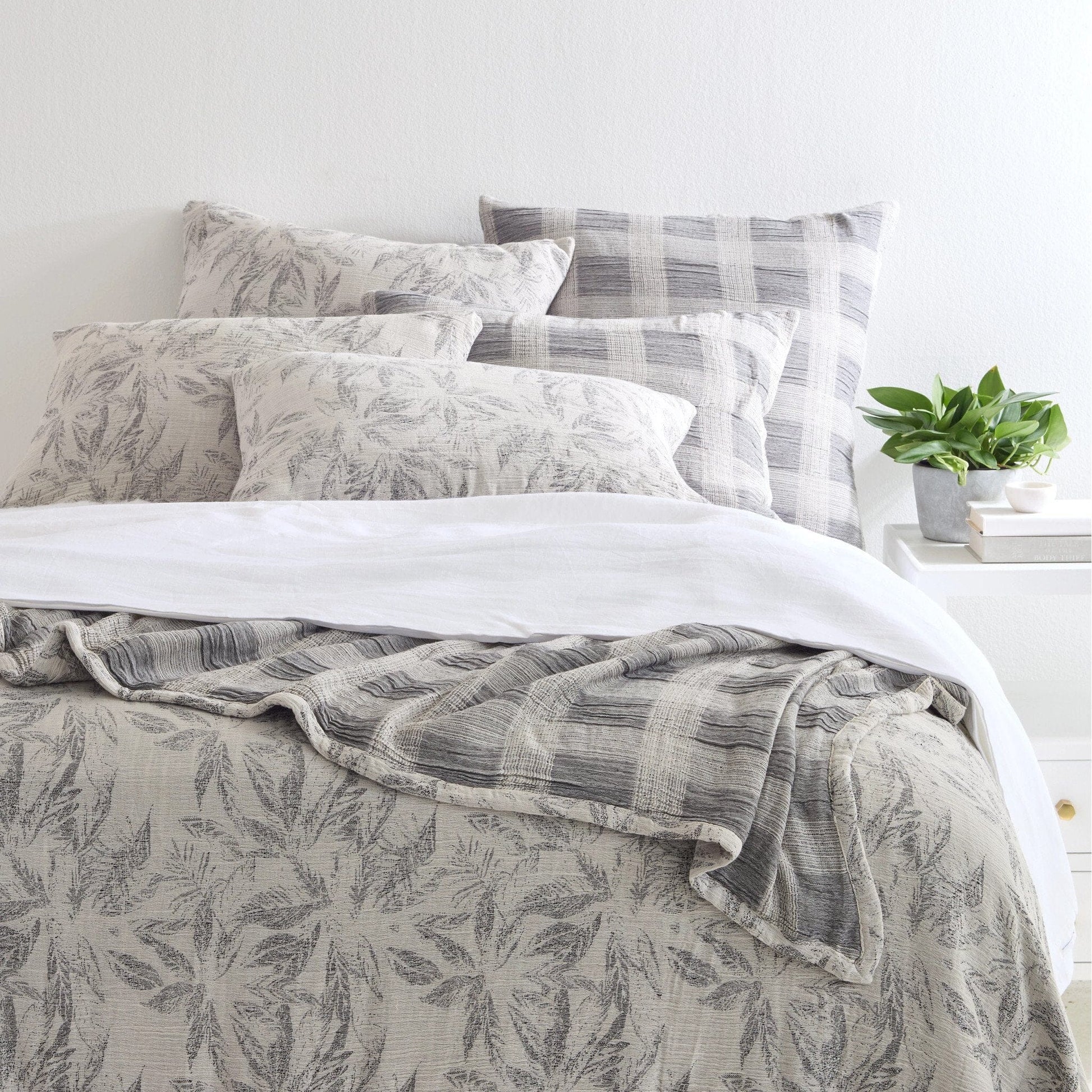 Theodore Charcoal Matelasse Coverlet Comforters, Quilts & Coverlets 