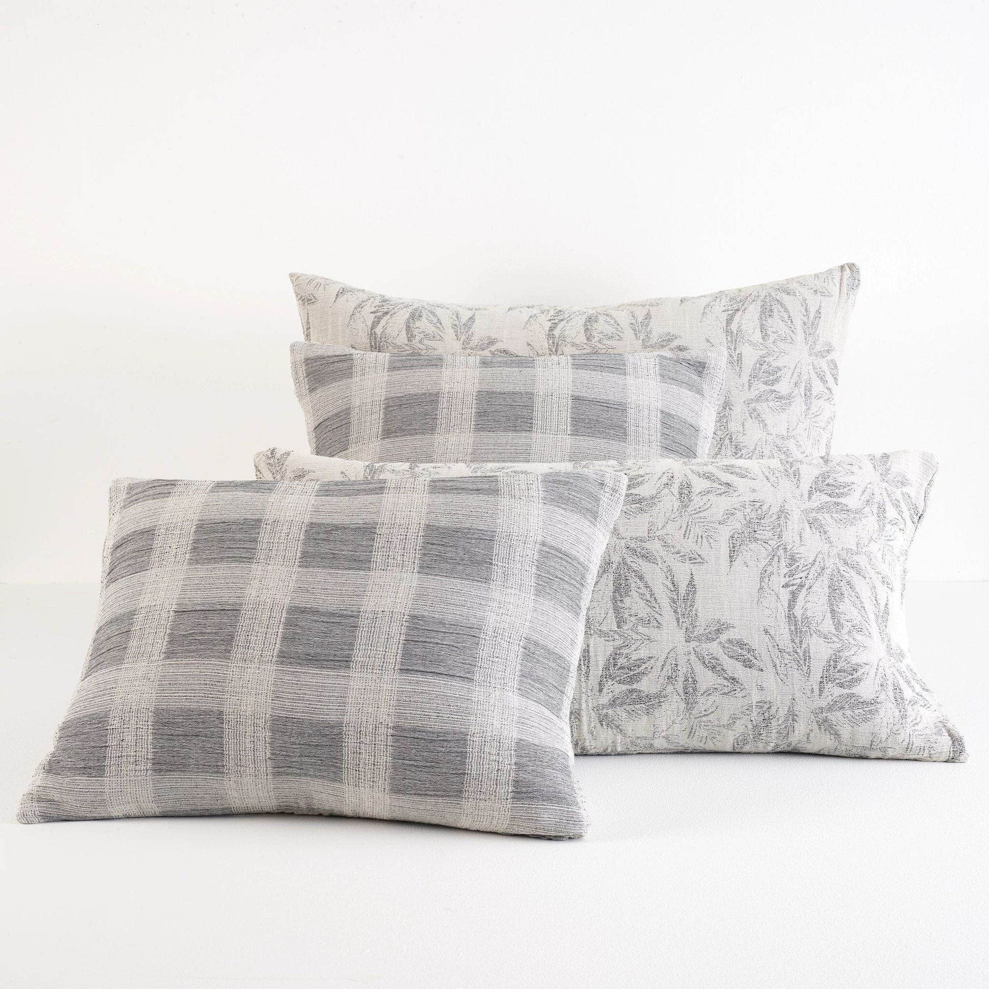 Theodore Charcoal Matelasse Sham Matelasse Sham 
