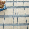 Tory Pewter Blue Hand Knotted Wool Rug Rugs 
