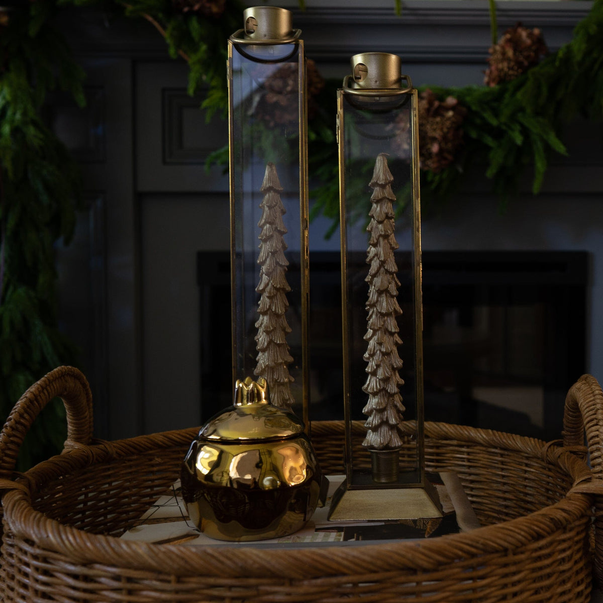 Tree Shaped Taper Candles- Champagne Candles & Home Fragrance 