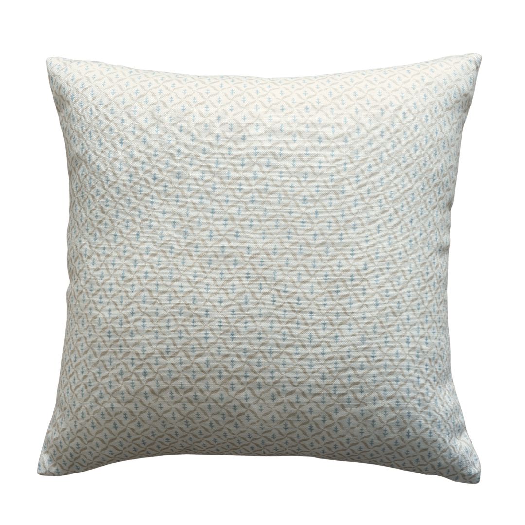 Trellis Pillow - Old Blue 20" Pillows 