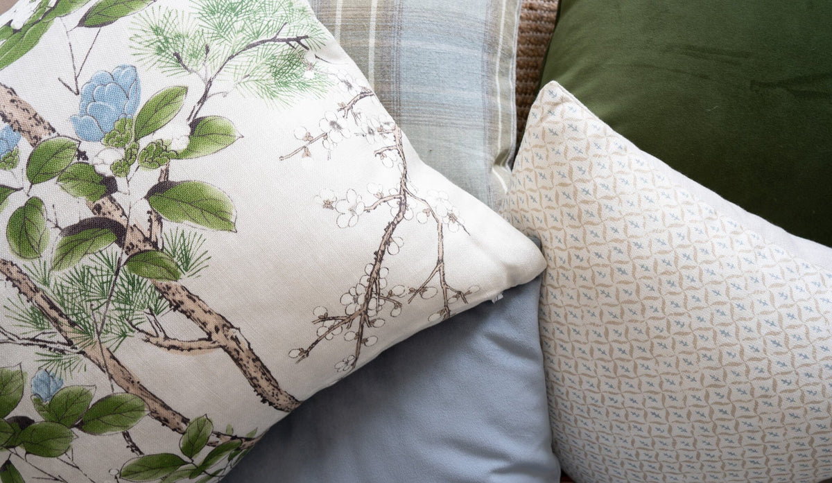 Trellis Pillow - Old Blue 20" Pillows 